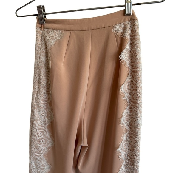 House of CB London Clarice Lace Pants, Nude, Size XS - Picture 9 of 12